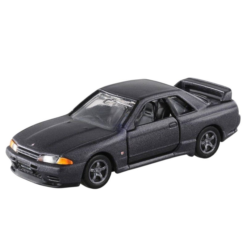 TAKARA TOMY تاكارا تومي توميكا بريميوم 26 نيسان سكايلاين GT-R (BNR32) سيارة مصبوبة (1:64، رمادي داكن) - Image 2